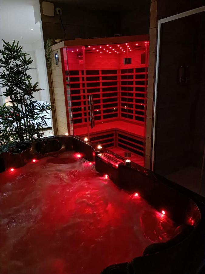 Spa Appartement O Temps Suspendu Reims Centre Sauna Et Jacuzzi Bagian luar foto